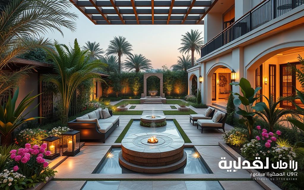 10 أفكار لتصميم حديقة منزلية فاخرة بالرياض