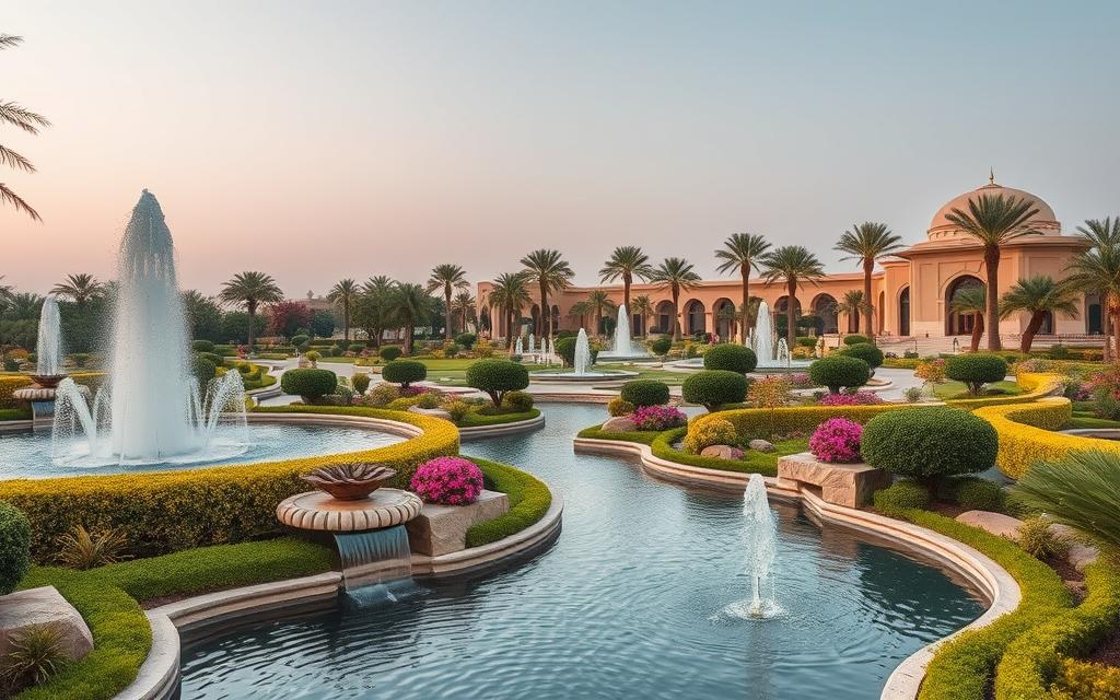 تنسيق حدائق الرياض خدمات تصميم شلالات ونوافير مائية